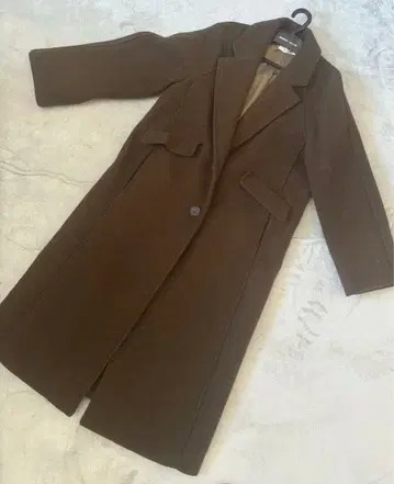 moussy 카키 체스터 코트