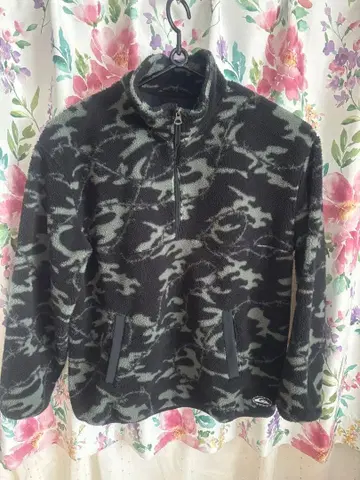 퀵실버 올 패턴 XL 상당 스냅t 플리스