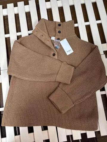 B*MING 카멜 니트 스웨터 프리 사이즈