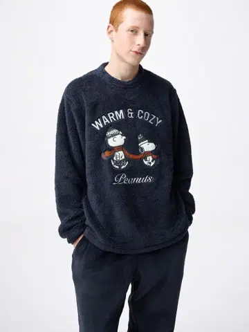 GU 스누피 마쉬멜로우 필 라운지 세트 L 사이즈