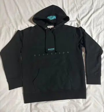Andersson Bell 블랙 후드티