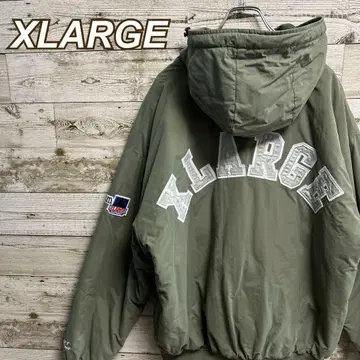 168 [ 인기 L 사이즈 ] 엑스라지 자수 빅 로고 퍼프 자켓