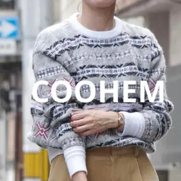 COOHEM 코헤 페어아일 자카드 풀오버 Yonetomi