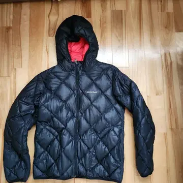 mont-bell 다운 자켓 블랙 빨간색