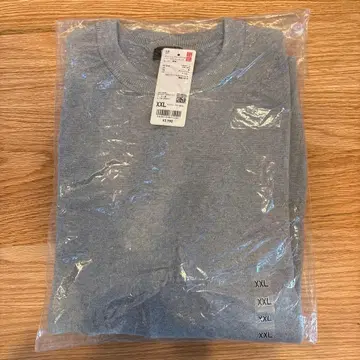 유니클로 그레이 크루넥 스웨터 XXL