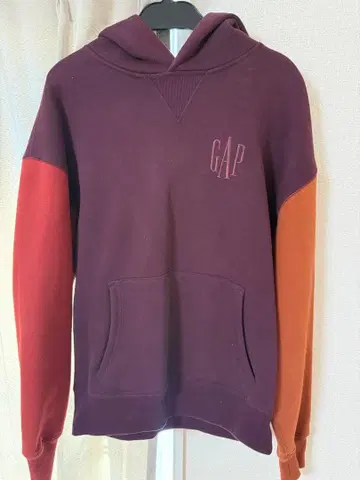 GAP 후드 부착 후드티 다크 퍼플
