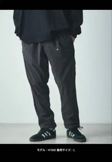 FREAK'S STORE 코듀로이 클라이밍 팬츠 차콜 그레이