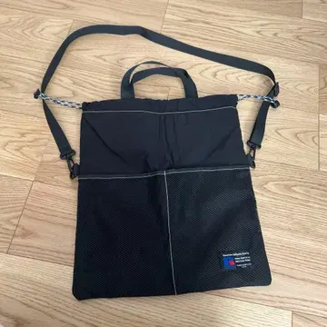 새상품 러셀 애슬레틱 블랙 나일론 사코슈 복조리 백