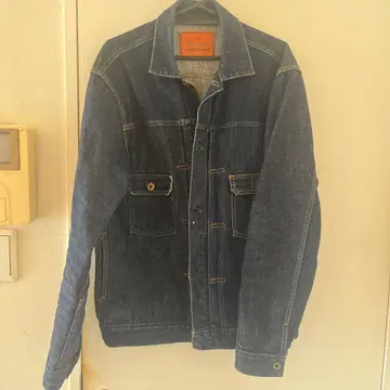 데님 자켓 다크 블루 4 포켓