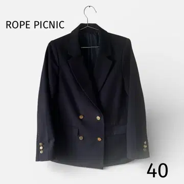 [컨디션 최상] ROPE PICNIC 테일러드 자켓 네이비 골드 버튼