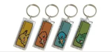 포켓몬스터 픽셀 아트 키링 포켓몬 센터 한정판