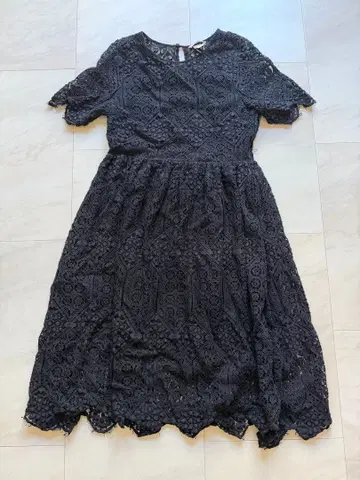 H&M 블랙 레이스 원피스 S