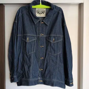 로데오 크라운 와이드 보울 루즈 데님 자켓