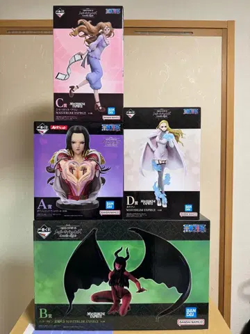 제일복권 원피스 메모리 오브 히로인즈 피규어 4종 세트