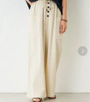 비어즐리 스트라이프 이지 팬츠