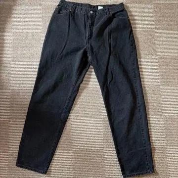 Levi Strauss & Co. 550 블랙 데님 팬츠 w36