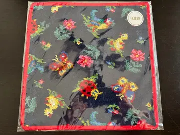 페이러 하이디 네이비 레드 헤임 타월 손수건