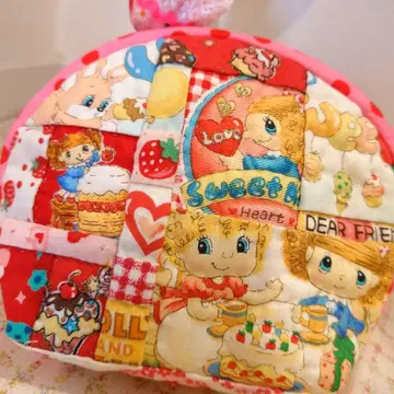 핸드메이드 빅 패치워크 파우치