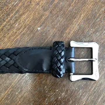 J&M DAVIDSON 블랙 가죽 벨트 34/85