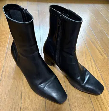 Sappun 스퀘어 삭스 앵클부츠 (5cm)