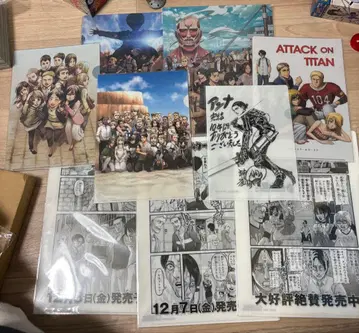 진격의 거인 클리어 파일 묶음 판매 낱개 판매