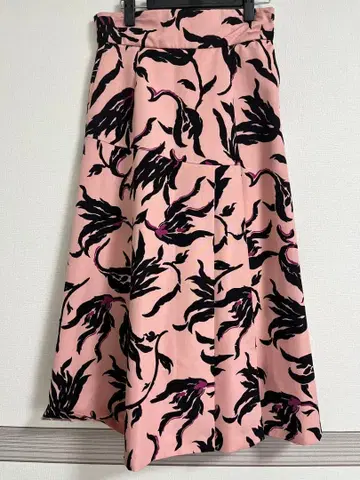 PINKY&DIANNE 플라워 패턴 플레어 스커트