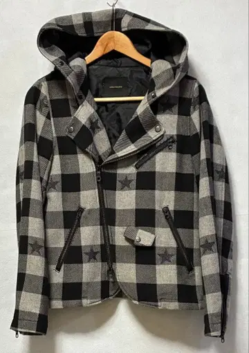 월드와이드 러브 라이더 자켓 체크 00s y2k 울