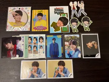 사노 아키야 캔뱃지 미니 사진 스티커 세트