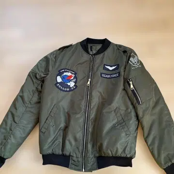 U.S. AIR FORCE 나일론 자켓 올리브 그린