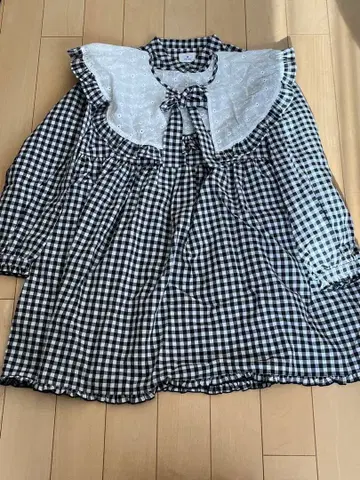 merry jenny 깅엄 2way 미니 원피스 체크