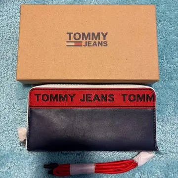 TOMMY JEANS 장지갑 네이비