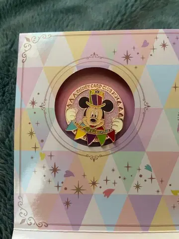 미키마우스 핀 배지 40주년 기념