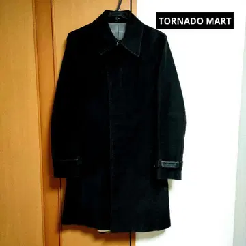 [ TORNADO MART ] 블랙 트렌치코트 허리 벨트 포함