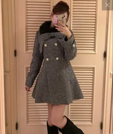 [ OLIVE des OLIVE ] Keru 멀티웨이 리본 미들 코트