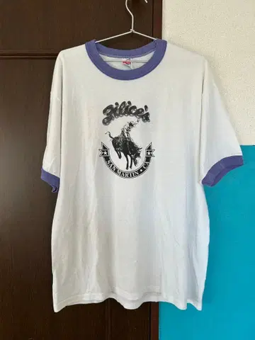 Soffe X-Large 티셔츠 화이트/퍼플 링거 티