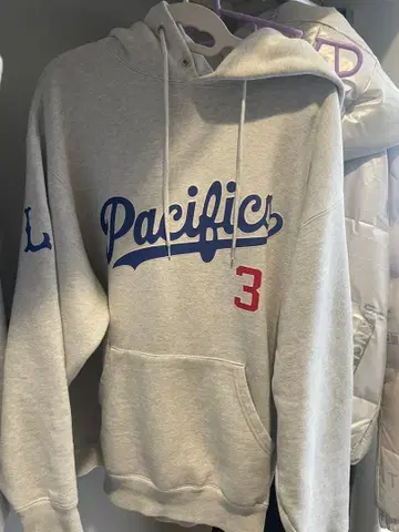 Russell Athletics Pacific 3 후드티 S 그레이