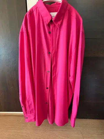 OVERCOAT 핑크 긴팔 셔츠 사이즈 2