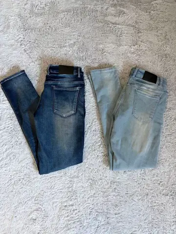 CavariA(캐바리아) 스트레치 스키니/데님 2개 세트