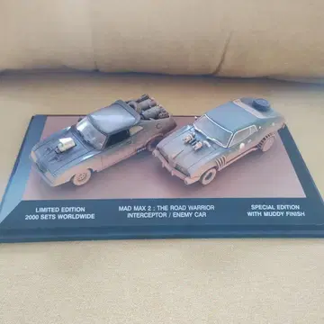 레어 MAD MAX 2 세계 2000대 한정판 미니카 세트
