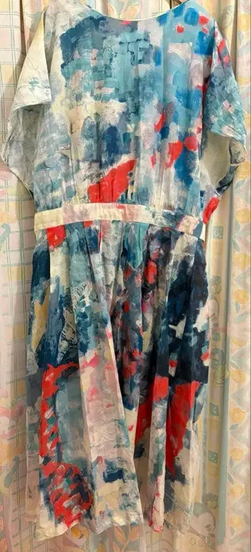 아틀리에 드 사봉 'together - ' 프린트 원피스