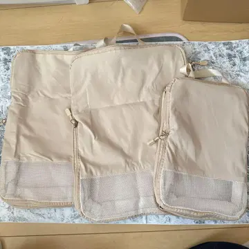 나일론제 트래블 파우치 3개 세트