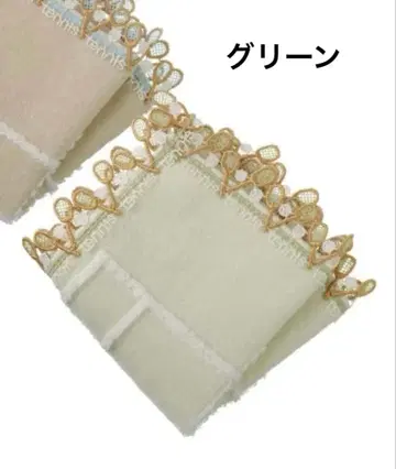 [ 새상품 ] 긴자와 레이스 테니스 타월 손수건 그린