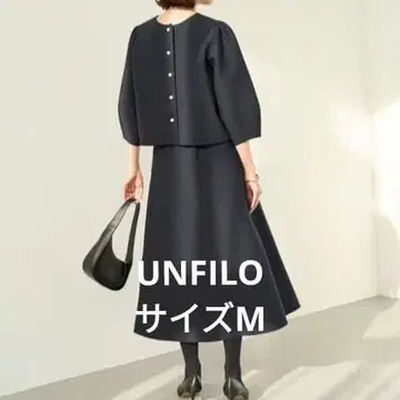 새상품급 앙피로 [세탁 가능/경량] 형태 니트 SETUP 네이비 M