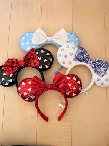 디즈니 머리띠 4개 세트