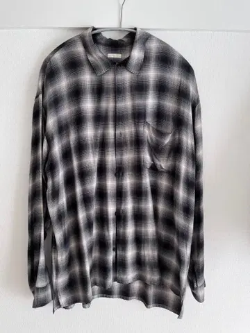 LIDNM 리드몬 RAYON SHIRT 체크 셔츠 L 사이즈