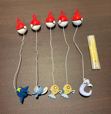 빗쿠라타마고 목욕탕에서 포켓몬 낚시 5개 세트 목욕 공