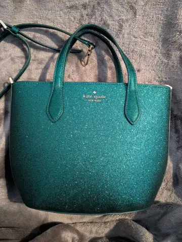 케이트 스페이드 라메 믹스 그린 2웨이 핸드 숄더백