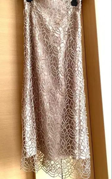 FRAY I.D 레이스 스커트 타이트 스커트 프레이 아이디