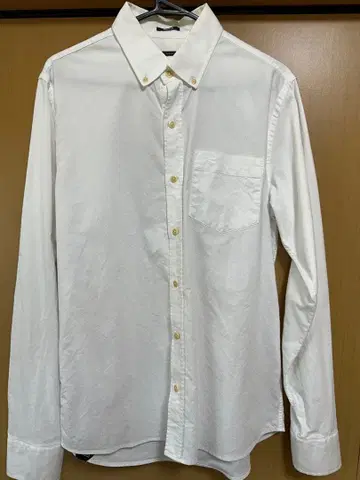 DENHAM 슬림컷 화이트 셔츠