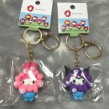 EXPO2025 미야쿠미야쿠 산리오 입체 마스코트 컬러 키링